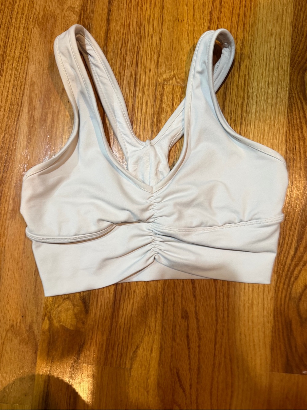 Alo white bra